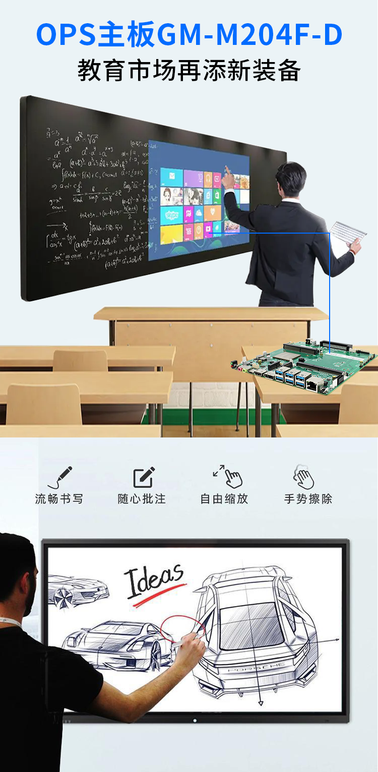 【高能計(jì)算機(jī)新品發(fā)布】飛騰D2000國產(chǎn)OPS主板，讓教育設(shè)備智慧融合！(圖1)