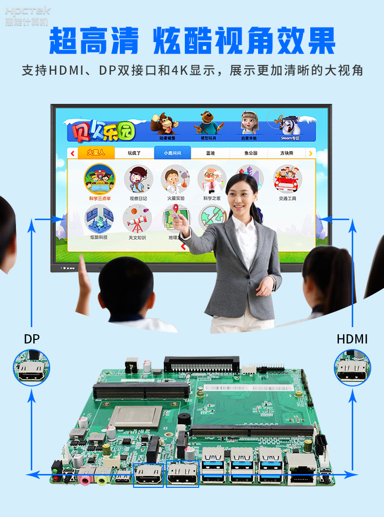 【高能計(jì)算機(jī)新品發(fā)布】飛騰D2000國產(chǎn)OPS主板，讓教育設(shè)備智慧融合！(圖5)